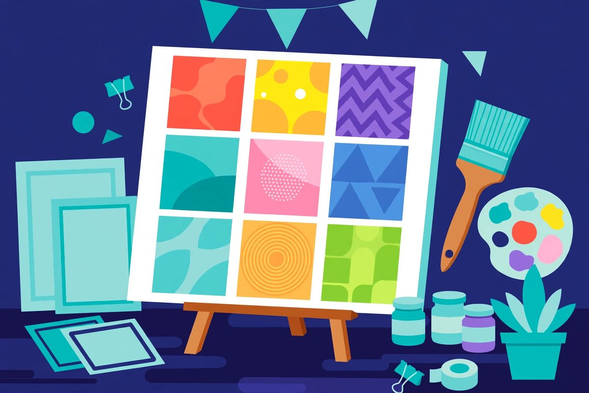 AdHarbor Creative Studio — canvas ad templates with your photos and brand kit