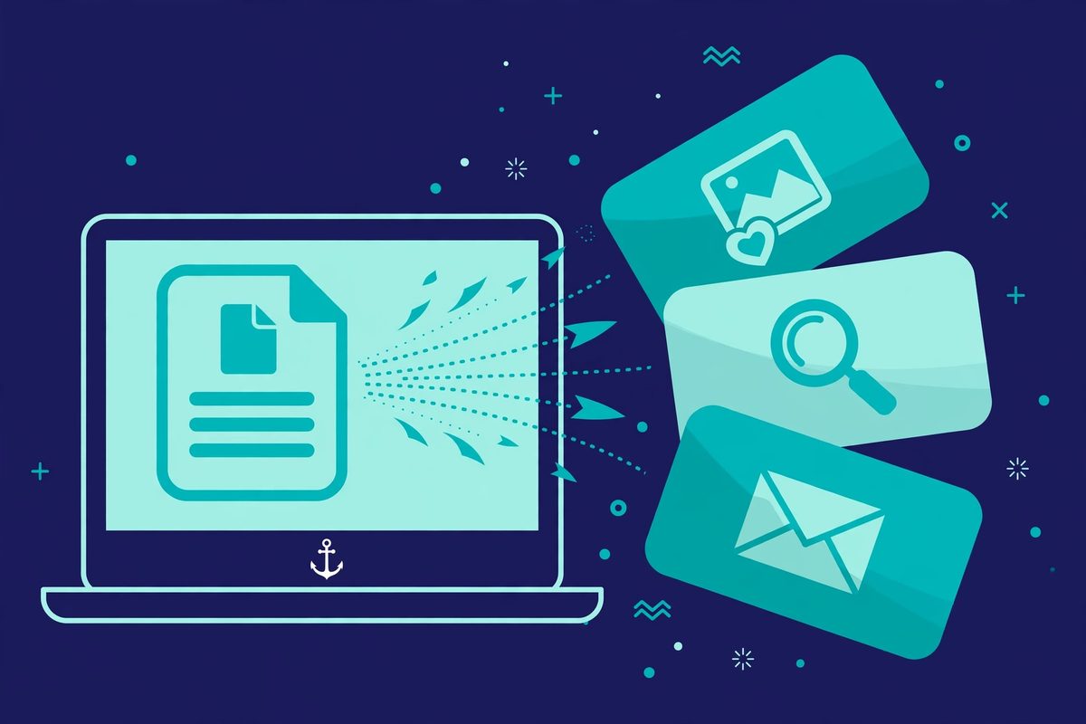 AdHarbor Campaign Studio — one brief becomes ad copy, captions, hashtags and email